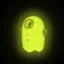 Вакуумний кліторальний стимулятор з вібрацією Satisfyer Glowing Ghost жовтий - мініатюра 2