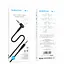 Аудіокабель BOROFONE BL10 AUX audio cable 2m Black - мініатюра 2