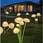 Світильник садовий Sun Lamp сонячний у формі грибів ww 10 LED 70 см водонепроникний 2 шт. - мініатюра 4