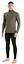 Термокофта Icebreaker 200 Oasis LS Half Zip Men Loden Heather XL (1052-104 367 069 XL) - мініатюра 4