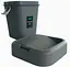 Мусорное ведро Motek на 8 л с поворотной крышкой 22.5х22.5х30 см Антрацит (COB-410)  - миниатюра 8