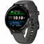 Смарт-часы Garmin Venu 3S Slate S. Steel Bezel w. Pebble Gray Case and S. Band (010-02785-00) - миниатюра 1