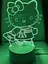 Светильник ночник 3D Hello Kitty 220в, RGB 16 цветов, цв, USB - миниатюра 7
