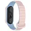 Ремешок Dual-color Magnetic для Xiaomi Mi Band 9/8/10 Light Pink / Lilac Blue - миниатюра 2