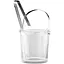 Відро для льоду Ardesto Iceberg зі щипцями 980 мл прозорий (AR5045) - мініатюра 1