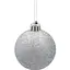 Комплект елочных шариков Chomik пластиковые 5 см серебристые 20 шт. (GIF3801) - миниатюра 5