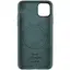 Чохол Epik Silicone Case Full Protective AA with MagSafe для Apple iPhone 11 Pro Max 6.5 Зелений/Pine green - мініатюра 3