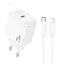 Сетевые зарядные устройства Hoco CS53A Surplus single port PD25W charger set(C to iP) белый - миниатюра 3