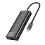 Адаптер перехідник Hoco HB44 8 в 1 Type-C converter чорний - мініатюра 3