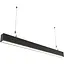 Двухсторонний линейный LED светильник X-LED 2-LSN-150db управляемый 150 Вт черный - миниатюра 3