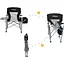 Складаний стілець KingCamp Director Chair Black/Medium Grey (2248.65.52) [146481] - мініатюра 9
