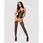 Бодистокинг Obsessive Bodystocking G314 S/M/L, имитация корсета и корсетного шнуровки - миниатюра 3