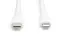 Digitus USB-C > Lightning зарядка/синхронизация, 1м, USB 2.0, 60W, силиконовый, белый - миниатюра 2