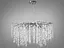 Унікальна підвісна кришталева люстра з алюмінію Гліцинія, 10 ламп - мініатюра 1