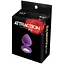 Анальна пробка з кристалом Mai Attraction Toys №47 Purple - мініатюра 3