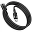 Перехідник Hoco U107 Type-C male to Type-C female USB2.0 (1.2m) Black - мініатюра 3