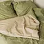 Комплект постельного белья оливковый кретон 100% хлопок Olive - двухспальный  - миниатюра 2
