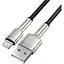Кабель Baseus Cafule Metal Lightning 2.4A (2m) black (CALJK-B01) - мініатюра 2