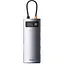 USB-хаб Baseus Metal Gleam Series 4-в-1 многофункциональный хаб Type-C Docking Сірий (Type-C к USB 3.0 x 4) - миниатюра 1
