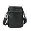 Чоловіча маленька шкіряна сумочка TIDING BAG 1633A чорна - мініатюра 4