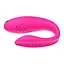 Вібратор для пар 10 режимів вібрації точка G клітор силікон USB зарядка фуксія - мініатюра 1