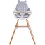 Подушка к стулу для кормления Childhome Evolu водонепроницаемая серая (CHEVOSCWCG) - миниатюра 2