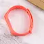Силиконовый ремешок для Xiaomi Mi Band 3/4 Розовый / Hot Pink - миниатюра 5