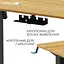 Комп'ютерний ігровий стіл OfficePro ODE1260LW Light Wood/Black [124836] - мініатюра 7