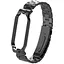 Ремінець для фітнес-браслета Boorui для Xiaomi Mi Band 5 і 6 металевий чорний - мініатюра 1
