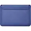 Чехол-карман WiWU Skin Pro Geniunie Leather Sleeve Case для MacBook Air 15" (2023-2025) Navy Blue [133315] - миниатюра 1