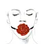 Роскошный кляп в виде розы Zalo - Rose Ball Gag, двойное использование - миниатюра 4