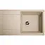 Гранітна кухонна мийка Romzha Jorum 86 Piesok (301) з крилом - мініатюра 1