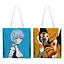 Шопер эко-сумка Евангелион Рей Аянами Evangelion Rei Ayanami 33 х 37 см двухсторонний - миниатюра 1