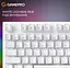 Клавіатура ігрова механічна GamePro MK-124-W USB Hot-Swap Outemu Red Switch White - мініатюра 8