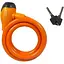 Велозамок Good Bike Security Lock тросовый Ø12 x 1500 мм оранжево-желтый (92758G-IS) - миниатюра 2