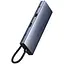 Перехідник HUB Baseus UltraJoy 10-Port (Type-C to HDMI+VGA+USB3.0*3+PD+RJ45+SD/TF3+3.5mm) (80C8) Slate Grey - мініатюра 2