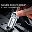 Адаптер автомобильный JOYROOM Mini dual-port ring-pull fast car charger C-A45 1USB и 1Type-c 5A20W - миниатюра 3