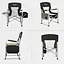Складаний стілець KingCamp Director Chair Black/Medium Grey (2248.65.52) [146481] - мініатюра 11