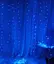 Новогодняя светодиодная гирлянда-штора Роса 2x2 м LED 160 лампочек Синий - миниатюра 6