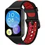 Ремешок DK Silicone Sport Band Nike для Huawei Watch Fit 2 (black / red) - миниатюра 2