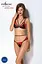 Комплект білизни Passion Peonia Set XXL/XXXL red бра трусики - мініатюра 5
