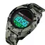 Чоловічий спортивний наручний годинник Skmei 1592 Solar із сонячною батареєю (Зелений камуфляж) - мініатюра 4