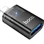 Перехідник Hoco UA36 Lightning Male to USB-A Female OTG Black [140343] - мініатюра 1