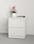 Приліжкова тумба MebelStar Нео 40x43x53 см Аляска білий (MBS-1004) - мініатюра 1