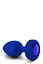 Анальна пробка B-Vibe Vibrating Jewel Plug L/XL 11.1 см (синій) - мініатюра 5