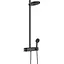 Душова система Hansgrohe Pulsify Showerpipe 260 2jet 400 з термостатом Matt Black 24240670, Чорний матовий - мініатюра 1