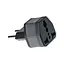 Адаптер переходник для разных розеток Remax Universal Travel Adapter Black - миниатюра 1