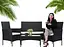 Набір садових меблів GardenLine Reno Black - мініатюра 3