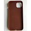 Оригинальный кожаный чехол Apple Leather Case MagSafe для iPhone 14 Plus (6.7") Umber (MPPD3ZE/A) - миниатюра 4