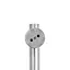 Штанга для душу Kroner KRP Edelstahl Klassisch - ESG230 CV022984 Хром матовий - мініатюра 5